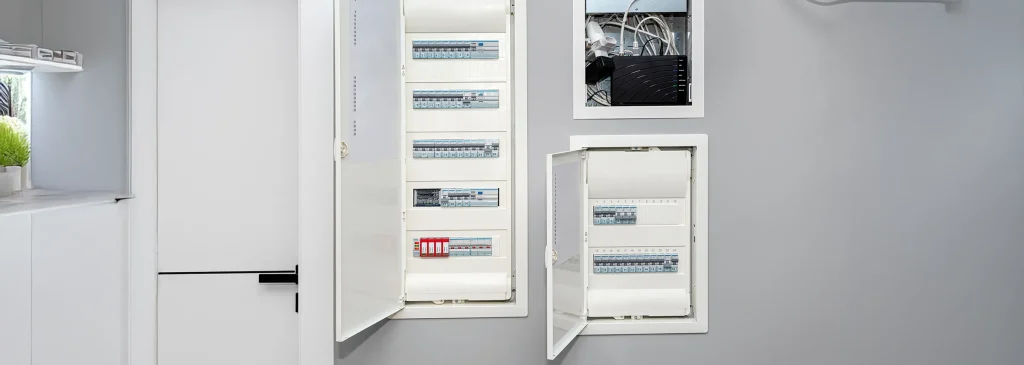 Surge protector installed directly into an electrical panel